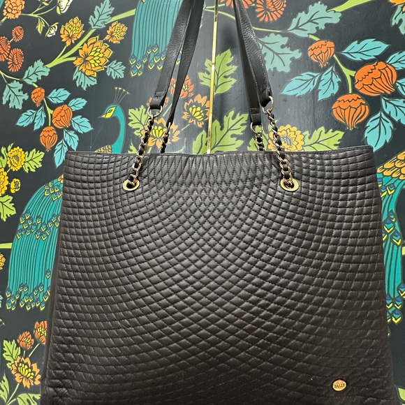 Bally Vintage Brown Quilted Lambskin Tote (Late 1980s–Early 1990s) - Picture 5 of 14